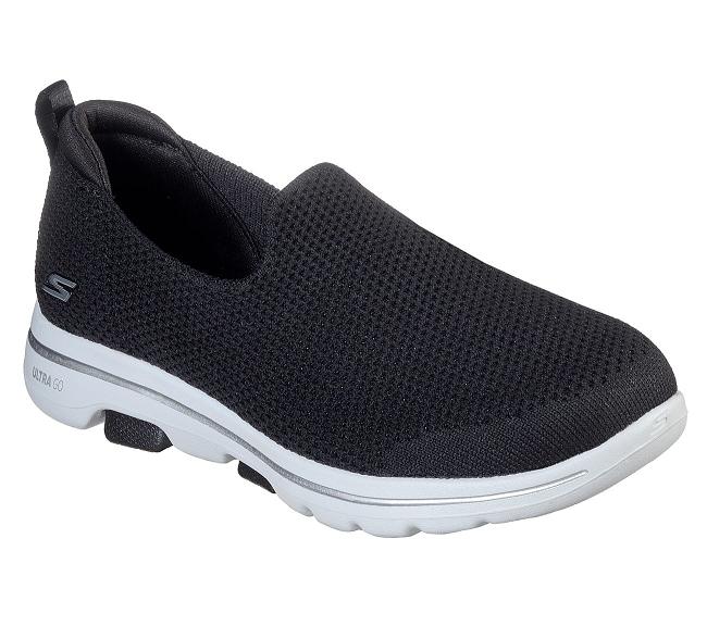 Zapatillas Para Caminar Skechers Mujer - GOwalk 5 Negro TJKUX6243